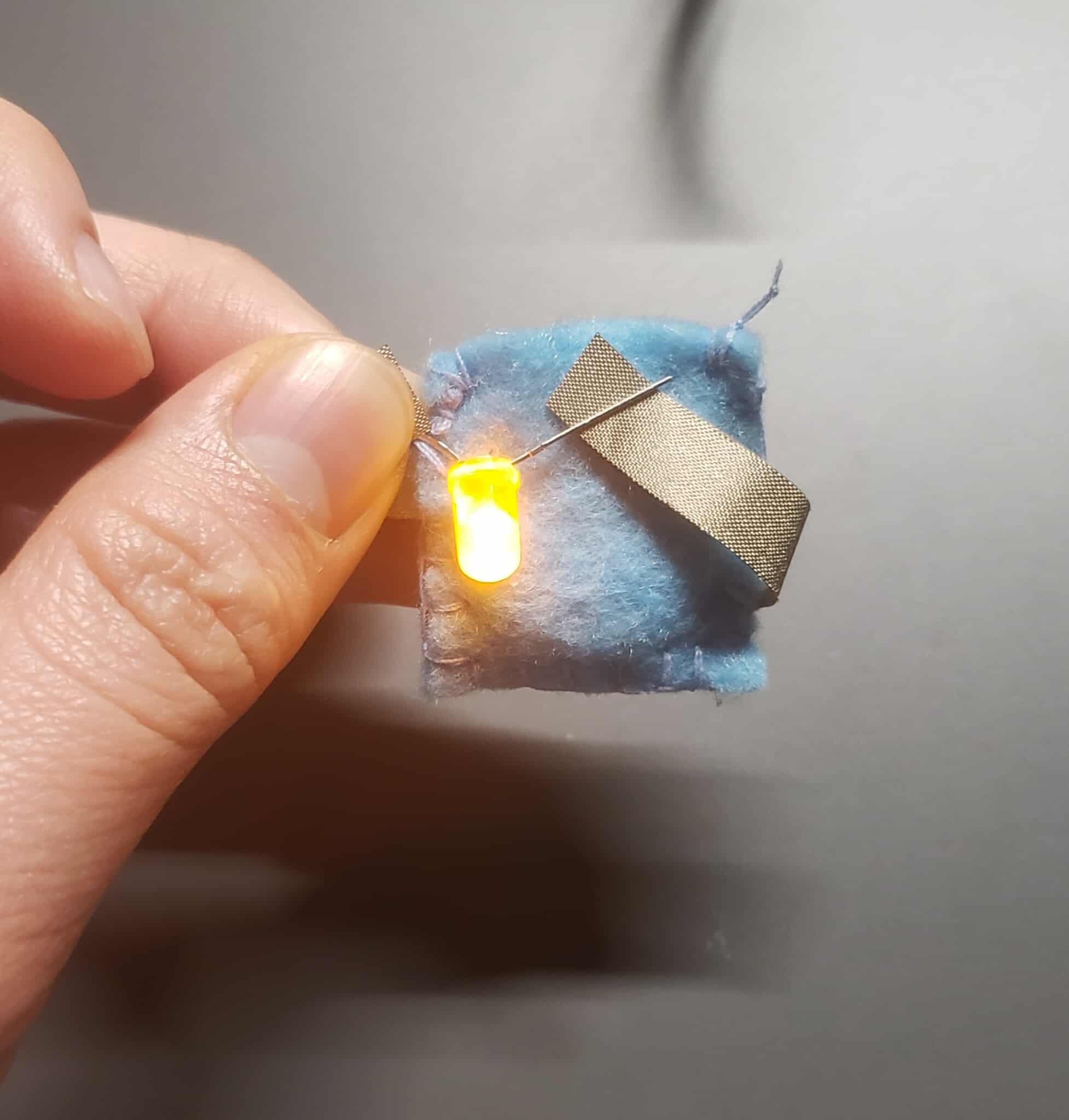 a successful check for the battery pouch