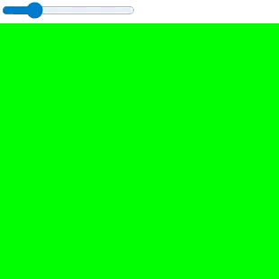 I experiment with different ways slider value can be mapped.