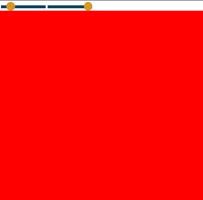 I tried out different slider customizations.