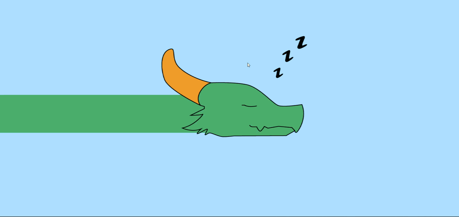 This is the sleepy but easily startled Dragon.