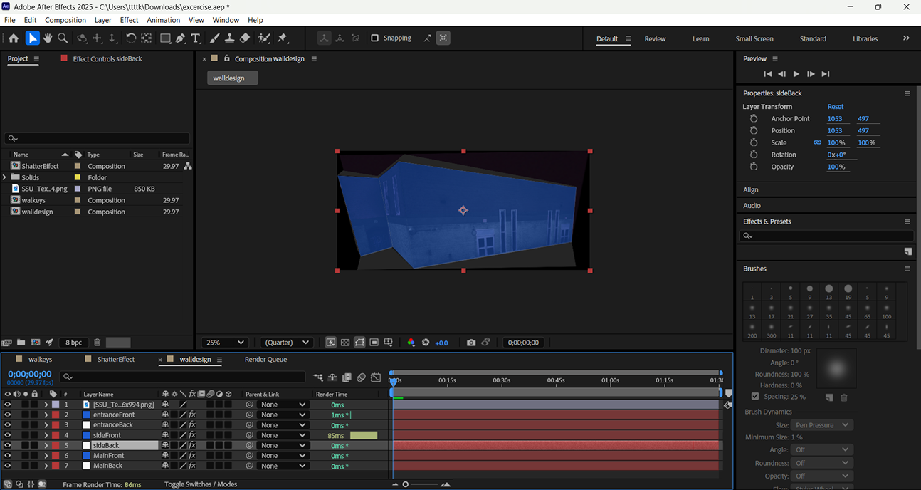 Tutorial 4: Projection Mapping: Apply the scene to all projection mapping area