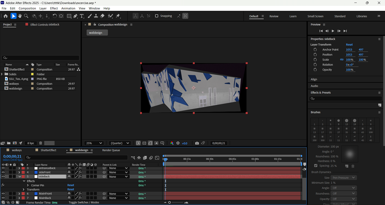 Tutorial 4: Projection Mapping: Apply the scene to all projection mapping area