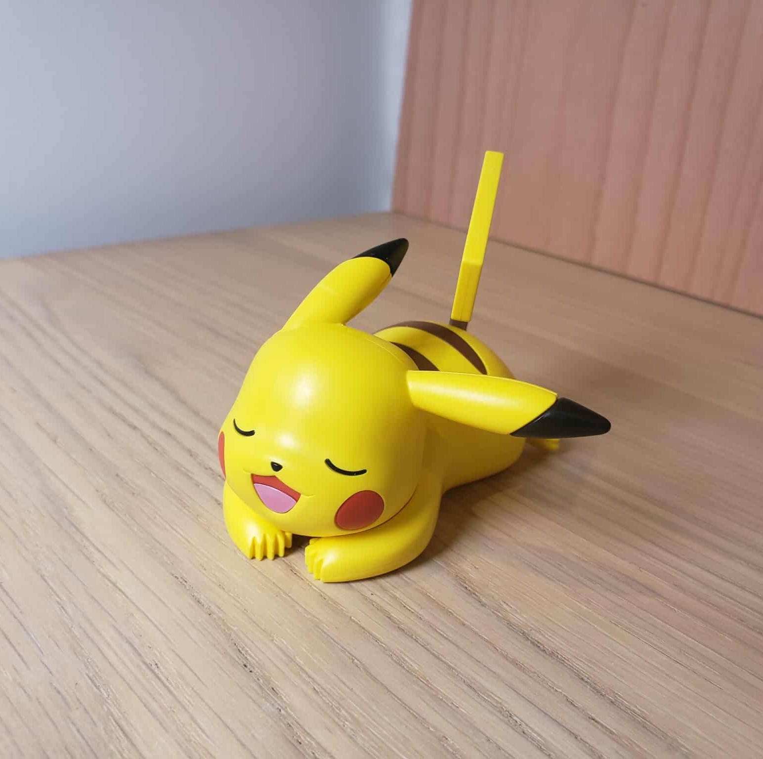 bird's eyeview of a Pikachu figurine